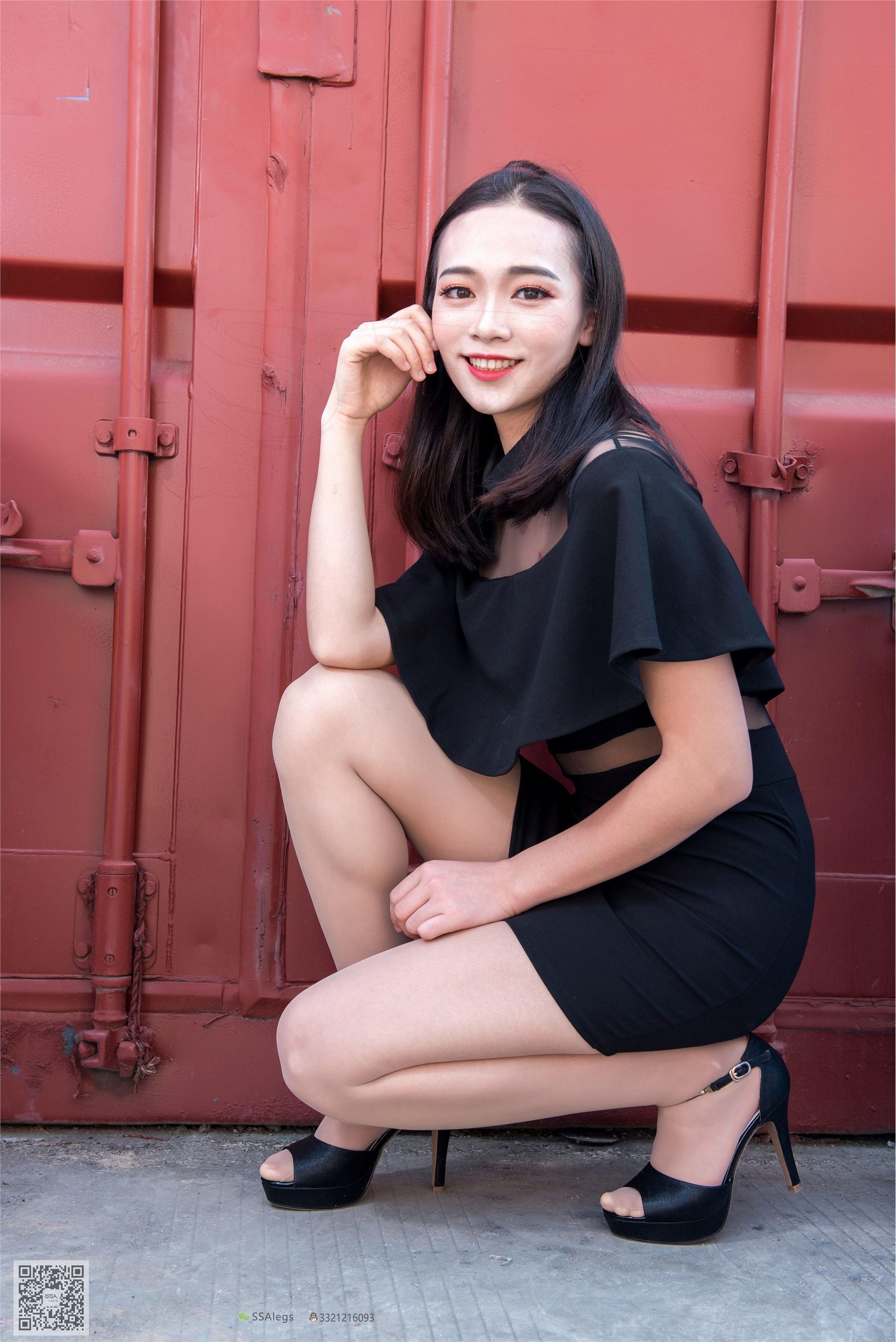 SSA silk club No.042 cure is smiling Gao sister Xiao Feng art street shot